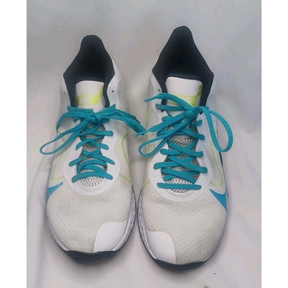 Nike Renew Run Sneakers Multicolor Mesh Breathable Lace-Up Mens Size 10 - Picture 8 of 11